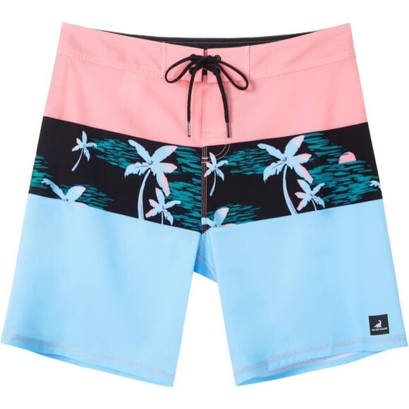 🆕 Brand New - Men's Pink Beach Board Short - Picture 1 of 6